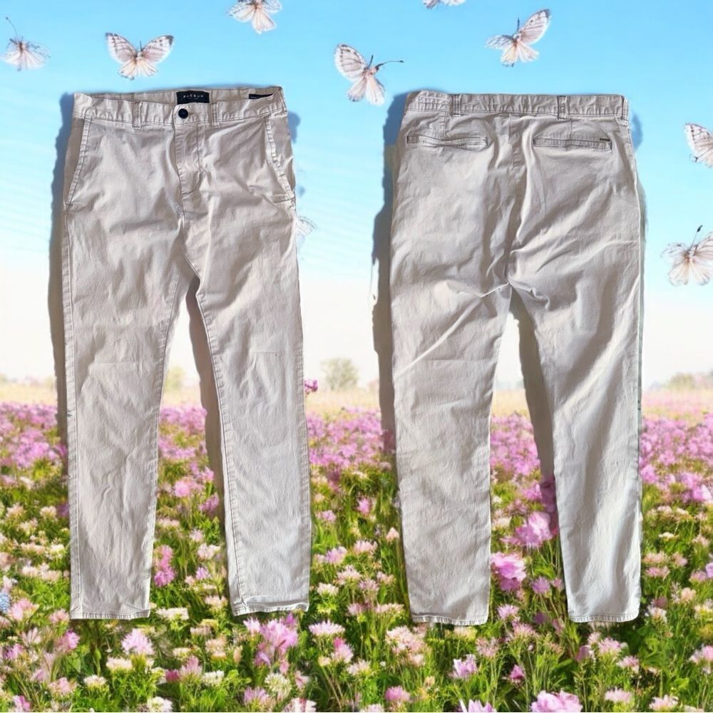 PacSun l Ladies Pants, Cream l 4 Pocket Design l 31x32 l VGUC